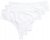 Ulla Popken 838637 Strings lot de 3 Blanc - Culottes - 