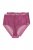 Ulla Popken 838675 Culottes taille haute Violet foncé - Culottes - 