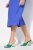 Ulla Popken 838765 Robe en jersey à manches courtes et col V Bleu gris - Robes midi - Robes mi-longues pour femmes rondes