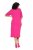 Ulla Popken 838765 Robe en jersey à manches courtes et col V Rose - Robes - Des robes dans toutes les tailles