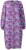 Ulla Popken 838839 Robe chemise imprimée Pétrole - Robes midi - Robes mi-longues pour femmes rondes