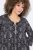 Ulla Popken 839518 Robe à imprimé animal et manches 3/4 Anthracite - Robes maxi - Robes longues pour femmes rondes