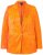 Ulla Popken 839607 Blazer en satin imprimé Orange clair - Blazers - Vestes blazer pour femme, grandes tailles