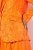 Ulla Popken 839607 Blazer en satin imprimé Orange clair - Blazers - Vestes blazer pour femme, grandes tailles