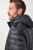 JAY-PI Lightly Quilted Jacket with a Hoodie Black - Vestes - Vestes homme grandes tailles