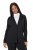 Ulla Popken 839843 Blazer plissé Noir - Blazers - Vestes blazer pour femme, grandes tailles