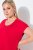 Ulla Popken 839896 Robe en jersey à strass Rose - Robes de soirée - Robes de soirée en grandes tailles