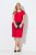 Ulla Popken 839896 Robe en jersey à strass Rose - Robes de soirée - Robes de soirée en grandes tailles