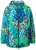 Ulla Popken 840024 Veste de pluie à imprimé animal Vert menthe - Vêtements de pluie - 