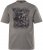 JP1880 Beer King Design Vintage Looking T-Shirt Gray - T-shirts - T-shirts Homme Grande Taille