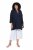Ulla Popken 840210 Gilet Bleu marine - Cardigans - Gilets grande taille pour femme