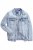 Men+ 394 Veste en jean à poches poitrine Bleu clair - Vestes - Vestes homme grandes tailles