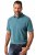 JP1880 Polo Shirt Short Sleeve Pique VIntage Teal - Polos - Polos homme grande taille