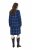 Ulla Popken 840929 Robe à carreaux Bleu marine - Robes midi - Robes mi-longues pour femmes rondes