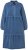 Ulla Popken 840972 Robe sweat à volants Indigo - Robes sweat - 