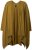 Ulla Popken 841117 Poncho oversize en maille à strass Vert olive - Ponchos & capes - 