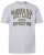 JP1880 T-shirt Short Sleeve Chest Print Grey Melange - T-shirts - T-shirts Homme Grande Taille