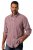 JP1880 Checked Flannel Shirt Long Sleeve Light Red - Chemises - Chemises Grandes Tailles Hommes