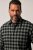 JP1880 Checked Flannel Shirt Long Sleeve Eucalyptus Green - Chemises - Chemises Grandes Tailles Hommes