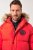 JP1880 Parka Quilted Faux Fur Hood Red - Vestes - Vestes homme grandes tailles
