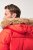 JP1880 Parka Quilted Faux Fur Hood Red - Vestes - Vestes homme grandes tailles
