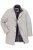 JP1880 841583 Manteau en laine à doublure amovible Gris - Vestes - Vestes homme grandes tailles
