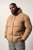 STHUGE Jacket Puffer With Warm Quilting Beige - Vestes - Vestes homme grandes tailles