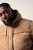 STHUGE Jacket Puffer With Warm Quilting Beige - Vestes - Vestes homme grandes tailles