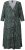 Ulla Popken 841839 Robe en jersey à imprimé animal et manches 3/4 Vert foncé - Robes midi - Robes mi-longues pour femmes rondes