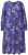 Ulla Popken 841873 Robe mi-longue fleurie Bleu marine - Robes midi - Robes mi-longues pour femmes rondes