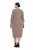 Ulla Popken 841952 Robe sweat à col V Marron clair - Robes - Des robes dans toutes les tailles