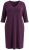 Ulla Popken 841952 Robe sweat à manches 3/4 Prune - Robes midi - Robes mi-longues pour femmes rondes