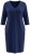 Ulla Popken 841952 Robe sweat à col V Bleu marine - Robes - Des robes dans toutes les tailles