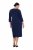 Ulla Popken 841952 Robe sweat à col V Bleu marine - Robes - Des robes dans toutes les tailles