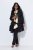 Ulla Popken 842028 Blazer à basque plissée Noir - Blazers - Vestes blazer pour femme, grandes tailles
