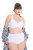 Ulla Popken 842435 Culottes taille haute lot de 3 Blanc - Culottes - 
