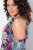 Ulla Popken 842471 Robe mi-longue imprimée Bleu marine - Robes midi - Robes mi-longues pour femmes rondes