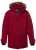 Men+ 619 Parka fonctionnelle à capuche en fausse fourrure Bordeaux - Vestes - Vestes homme grandes tailles
