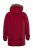 Men+ 619 Parka fonctionnelle à capuche en fausse fourrure Bordeaux - Vestes - Vestes homme grandes tailles