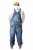 JP1880 842648 Salopette en jean coupe ample Bleu denim - Jeans et pantalons - Jeans et Pantalons grande taille 