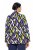 Ulla Popken 842680 Blazer imprimé en jersey punto di Roma Bleu marine - Blazers - Vestes blazer pour femme, grandes tailles