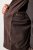 JP1880 Jacket Buffed Nubuck Lamb Leather Brown - Vestes - Vestes homme grandes tailles