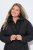 Ulla Popken 842877 Veste technique Noir - Vestes - Vestes grande taille pour femme