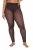 Ulla Popken 842879 Legging collant à imprimé animal Marron foncé - Collants & chaussettes - 