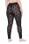 Ulla Popken 842886 Legging collant à motifs Noir - Collants & chaussettes - 