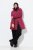 Ulla Popken 842937 Veste matelassée Rouge - Vestes - Vestes grande taille pour femme