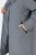 Ulla Popken 842951 Manteau technique HYPRAR imperméable à capuche Gris foncé chiné - Manteaux - Manteaux grande taille pour femme