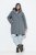 Ulla Popken 842951 Manteau technique HYPRAR imperméable à capuche Gris foncé chiné - Manteaux - Manteaux grande taille pour femme