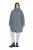 Ulla Popken 842951 Manteau technique HYPRAR imperméable à capuche Gris foncé chiné - Manteaux - Manteaux grande taille pour femme