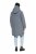 Ulla Popken 842951 Manteau technique HYPRAR imperméable à capuche Gris foncé chiné - Manteaux - Manteaux grande taille pour femme